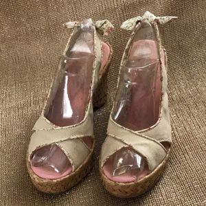 MUDD Wedge Sandals